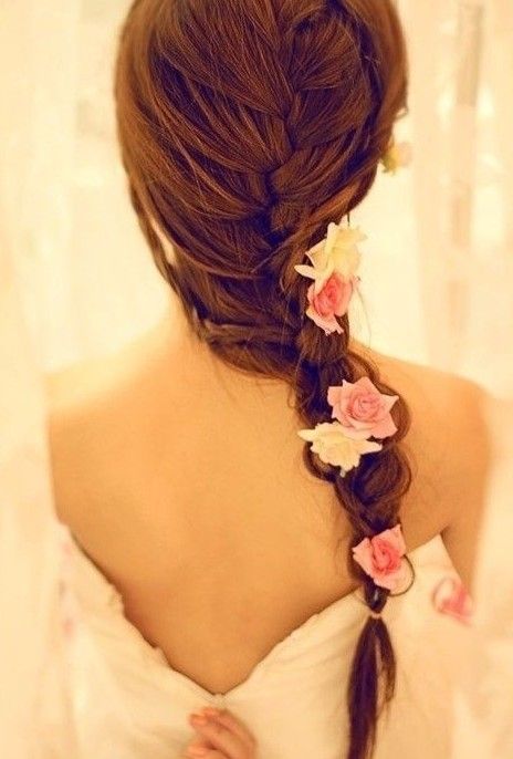 bridal french hairstyle