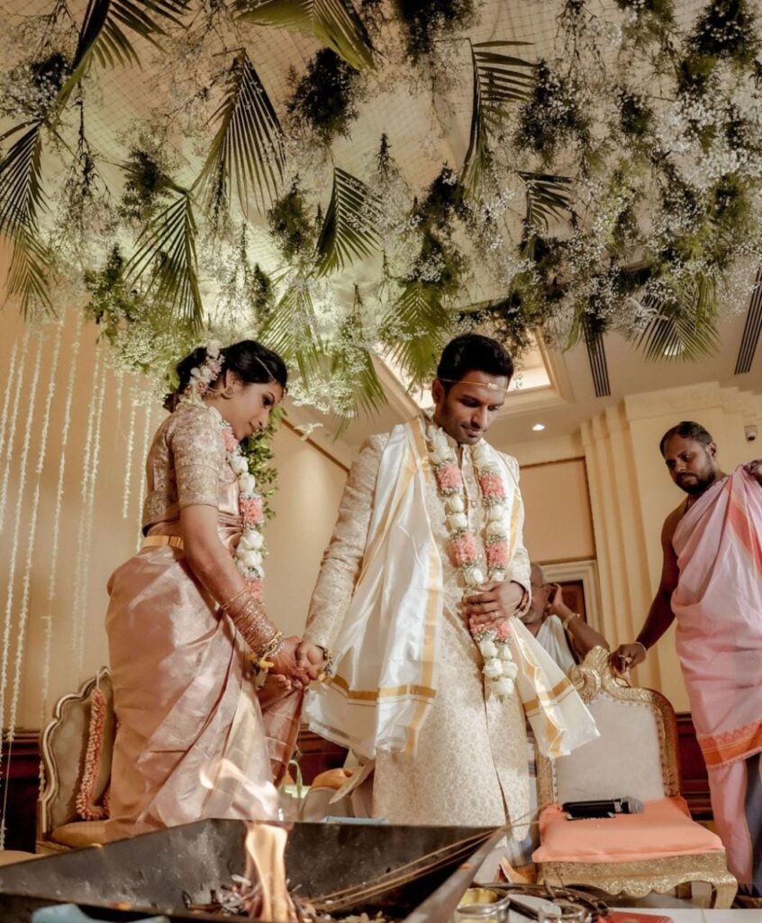south indian wedding garlands